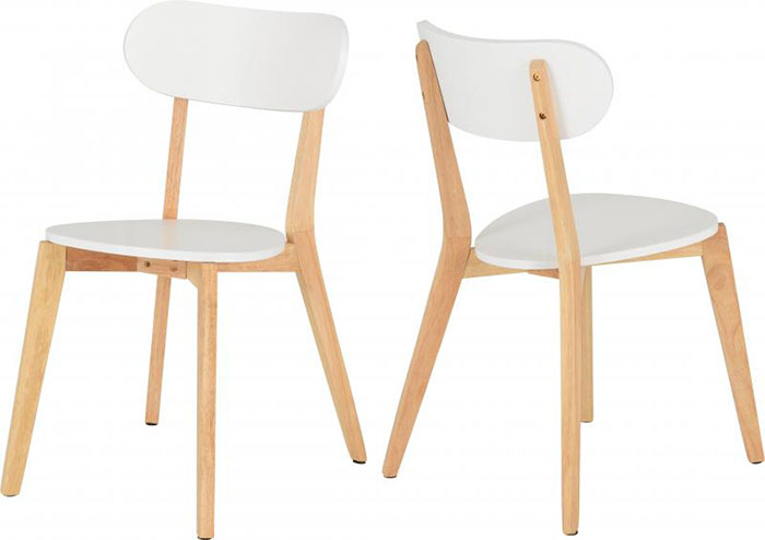 Julian Stacking Chair in White